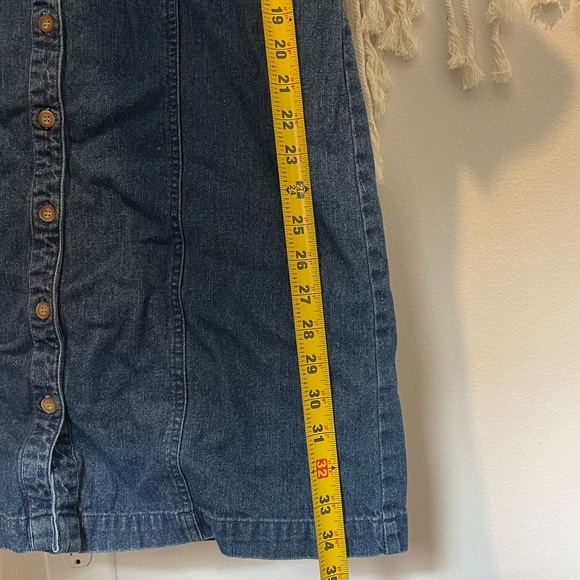 Vintage Style & Co. Petite Button-Down Short Denim Dress Size 10P - Picture 6 of 8